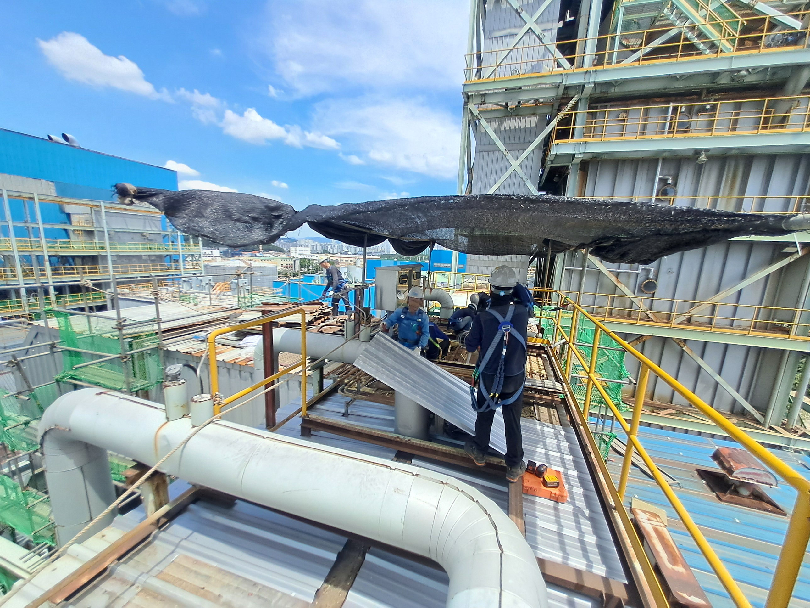 GS반월열병합발전 FGD Common Duct 보수